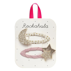 Rockahula Kids - 2’li Clair de Lune saç tokası seti | Altın