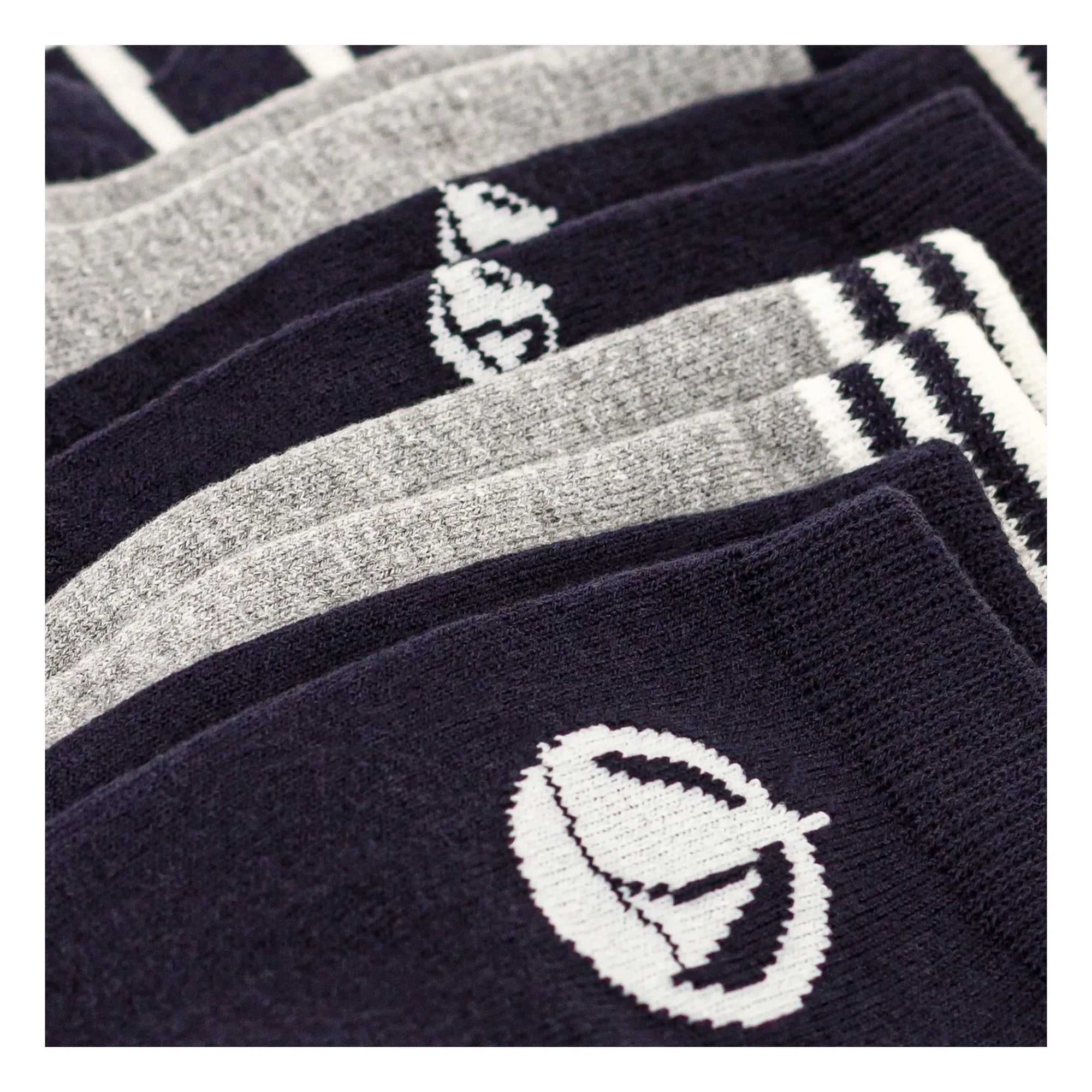Petit Bateau - 5 Çift Tekne Çorabı | Lacivert