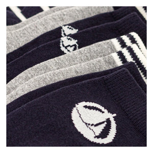 Petit Bateau - 5 Çift Tekne Çorabı | Lacivert