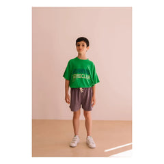 We Are Kids - Dylan Running Club Organic Cotton T-Shirt | Meadow Green