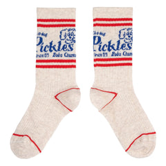 Bobo Choses - The Dog Pickles Organic Cotton Long Socks | Ecru