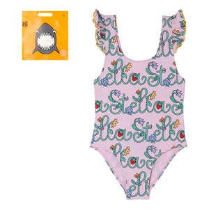 Stella McCartney Kids – Stella Badehose aus recycelten Fasern | Pink
