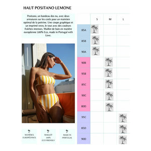 Fresh & Salt - Positano Jersey-Oberteil Recycelte Fasern | Gelb