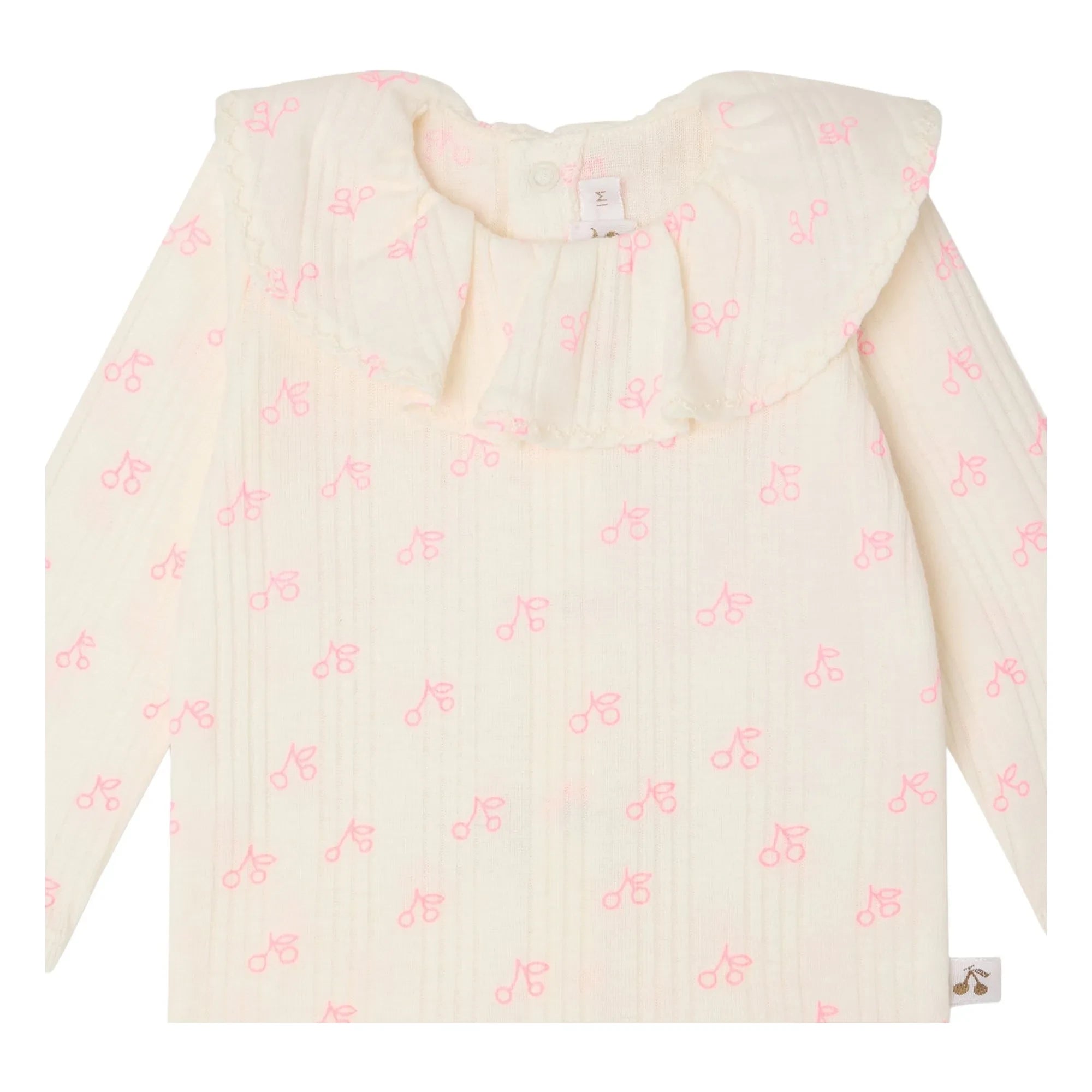 Bonpoint - Jelsia Kirschen Bio-Baumwoll-T-Shirt und Leggings Set | Ecru