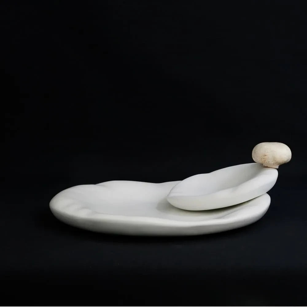Moustache - Canova Orta Sehpa, Constance Guisset | Beyaz