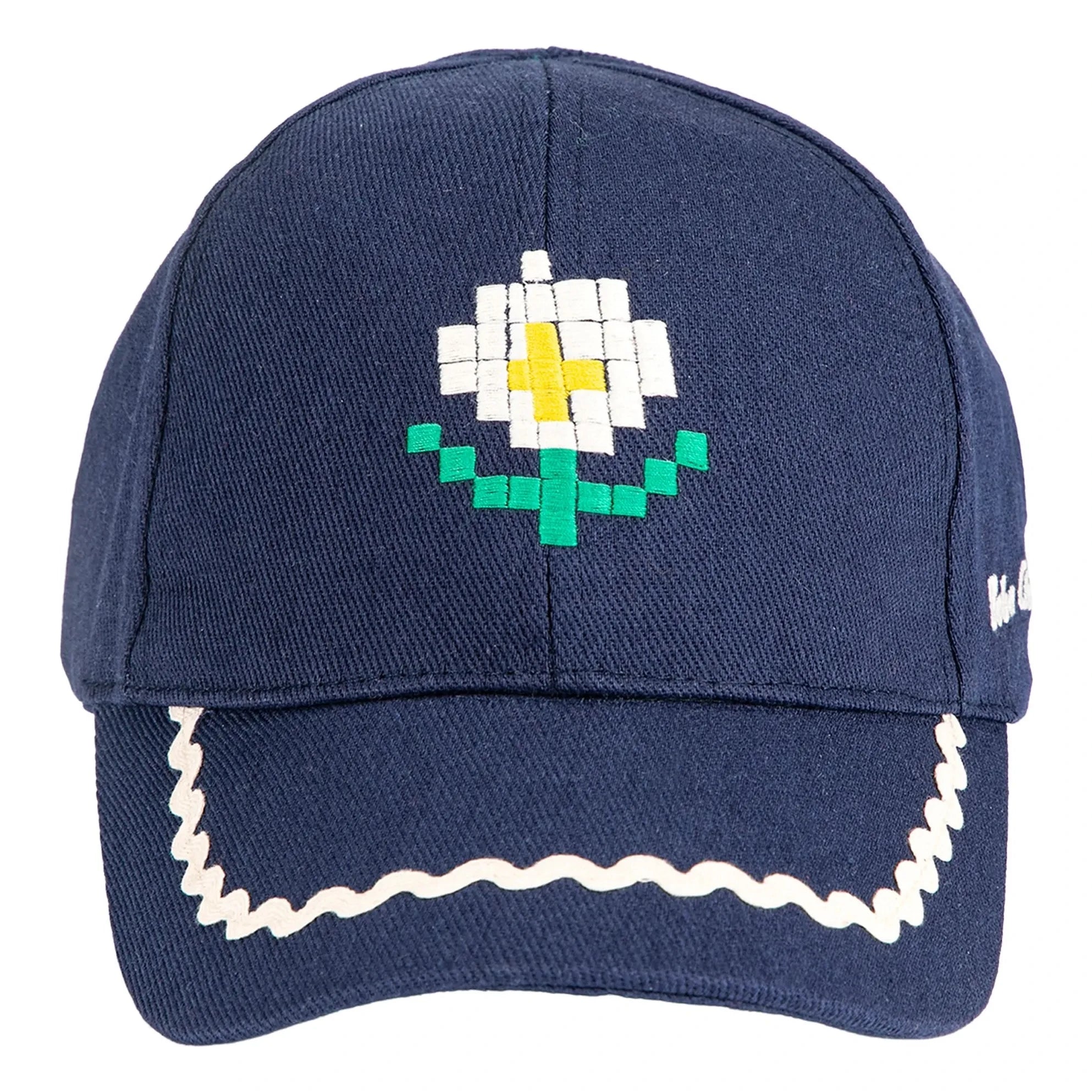 Bobo Choses - Marguerite Hat Made from Recycled Fibers | Navy Blue