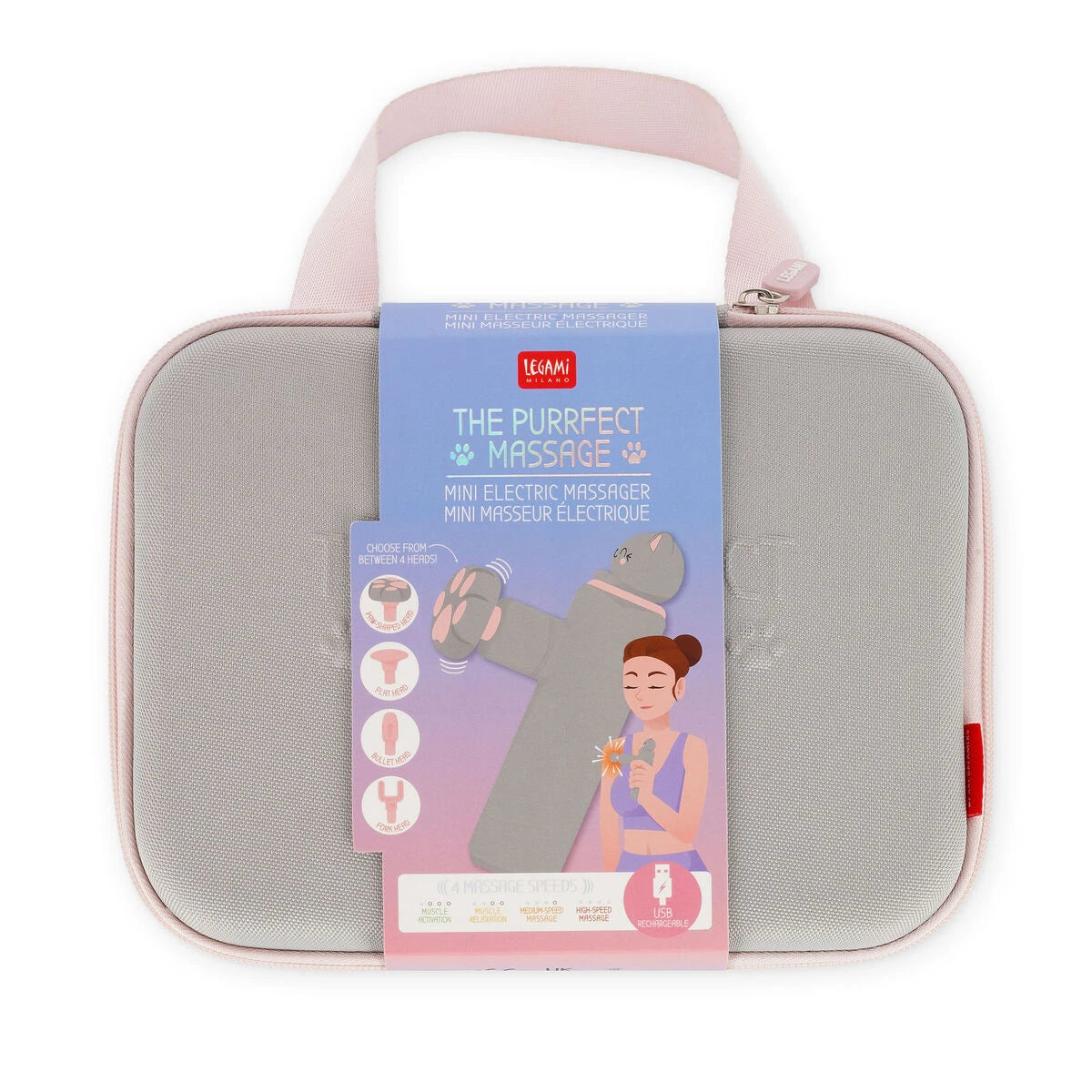 Legami - Mini Electric Massager - The Purrfect Massage
