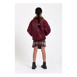 Finger in the Nose - Aria Bomber Jacket | Aubergine