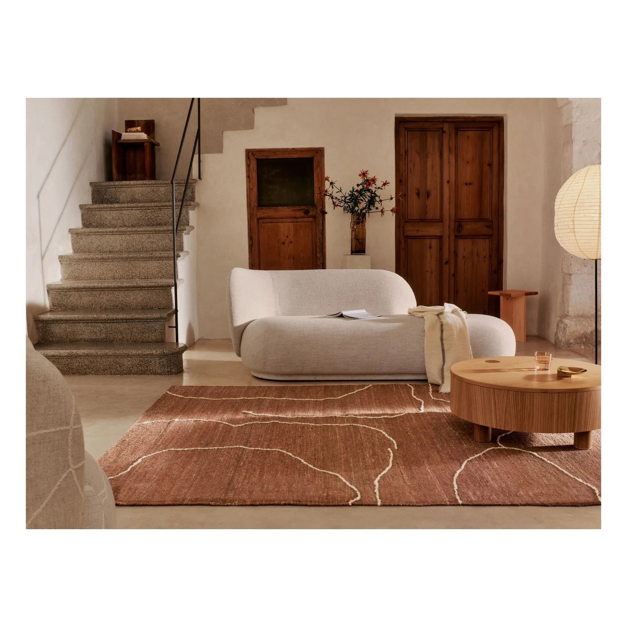 Ferm Living - Gesso Wicker | Terracotta