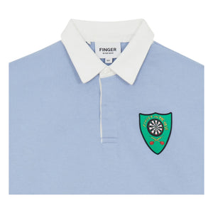 Finger in the Nose - Ezra Striped Organic Cotton Polo Shirt | Steel