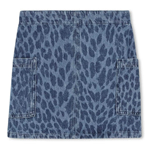 Zadig & Voltaire - Leopar Kot Etek | Denim