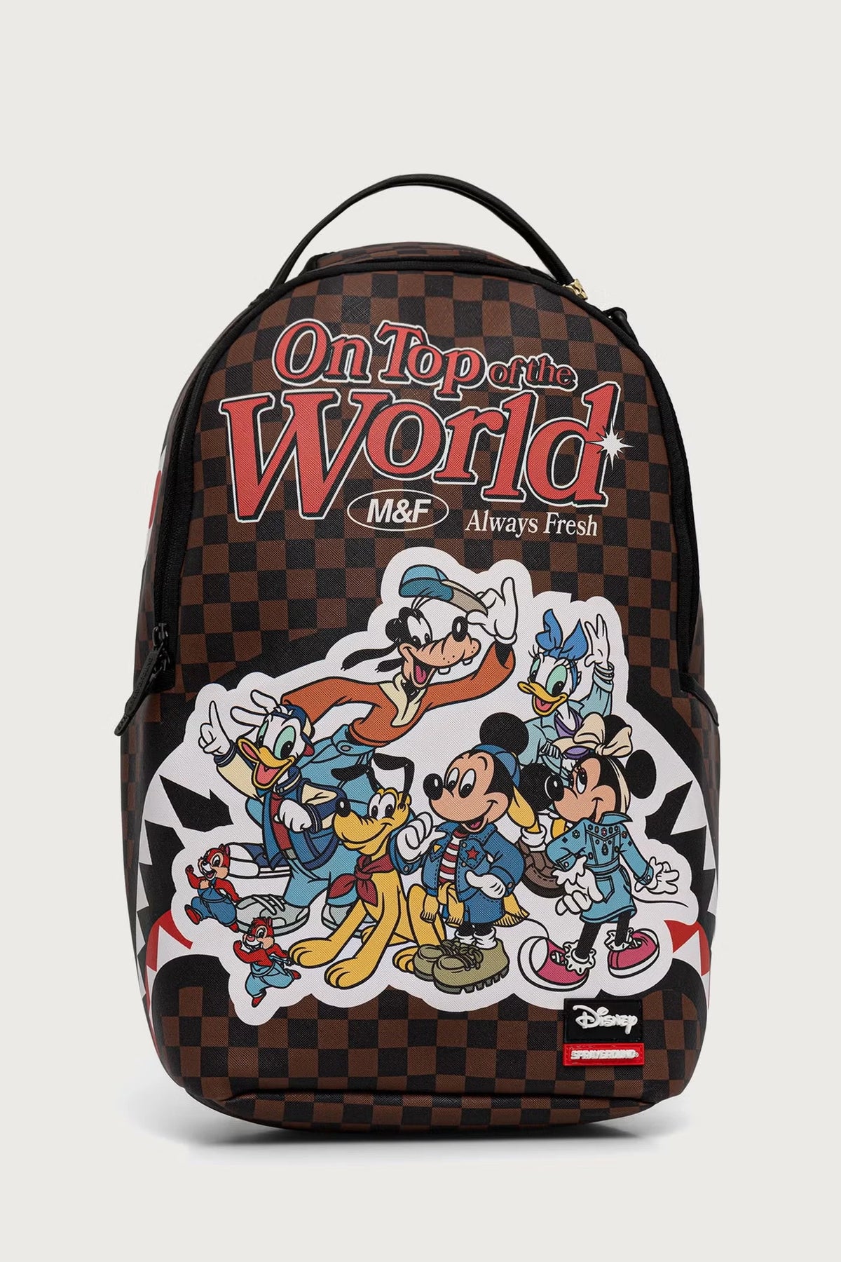 Sprayground - Mickey ve Arkadaşları Kahverengi Sırt Çantası 910B8840NSZ