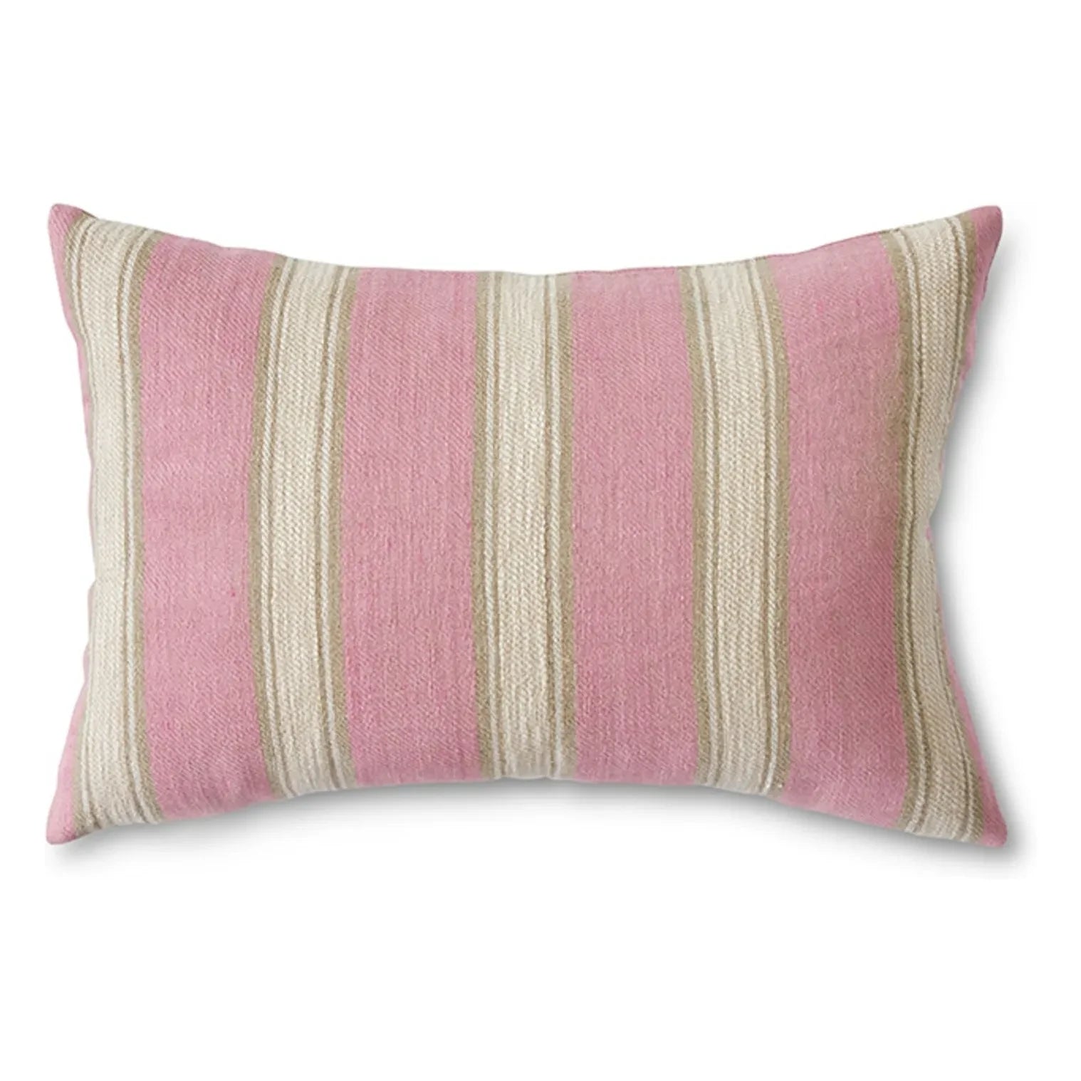 HKliving - Striped Cushion | Powder Pink
