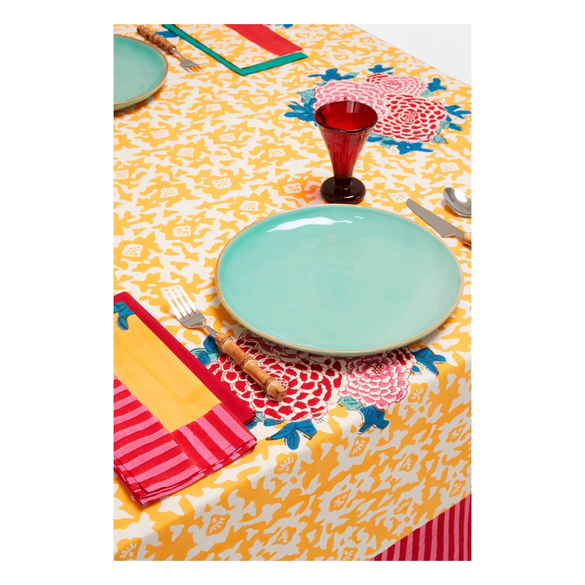 Lisa Corti - Arabesque Tablecloth Corolla | Yellow