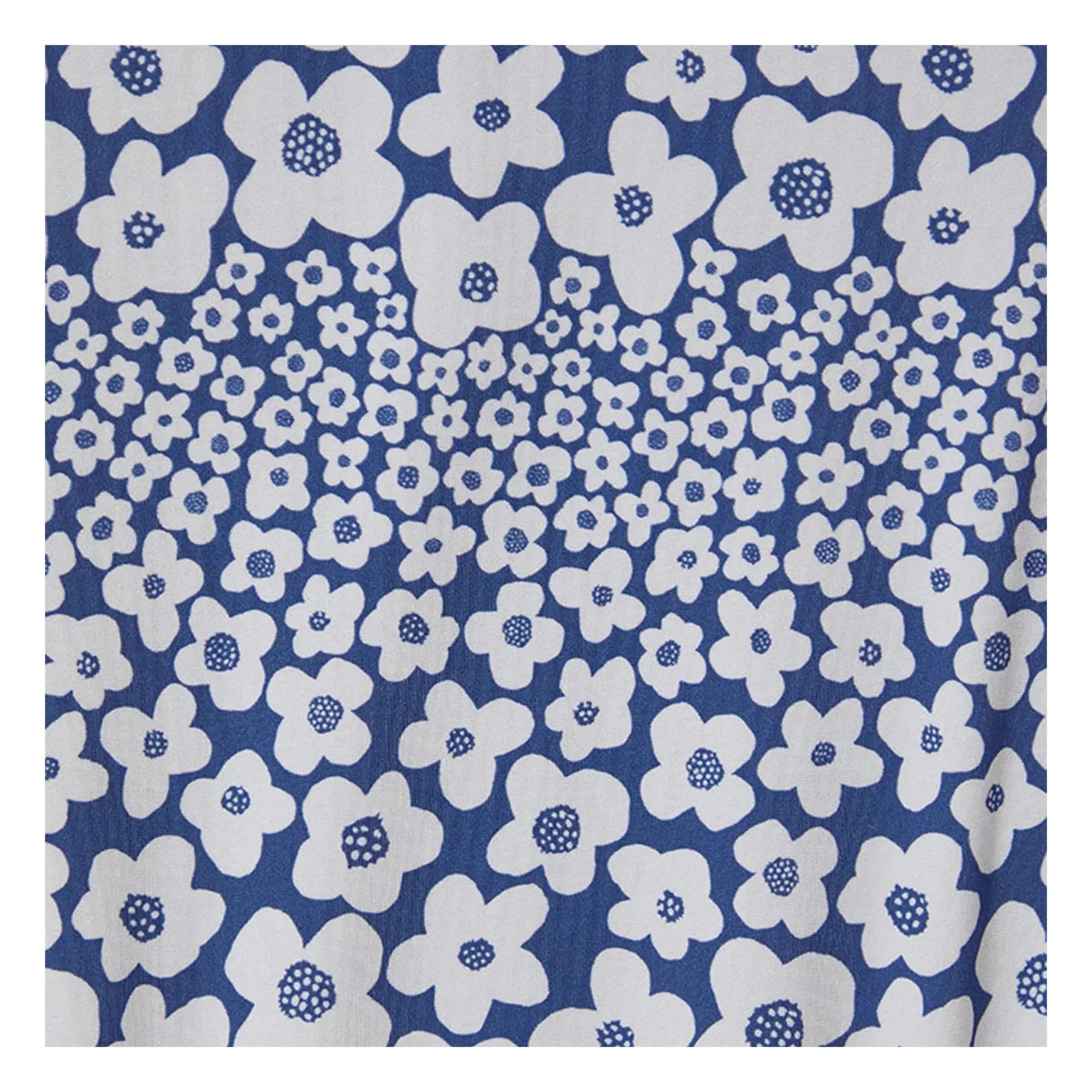 Fabula - Long Sleeve Swimsuit with Floral Pattern | Blue