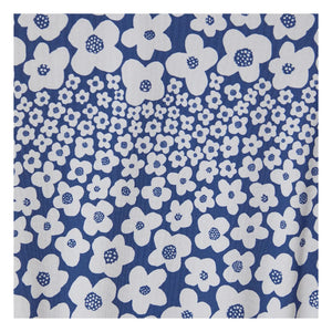 Fabula - Long Sleeve Swimsuit with Floral Pattern | Blue