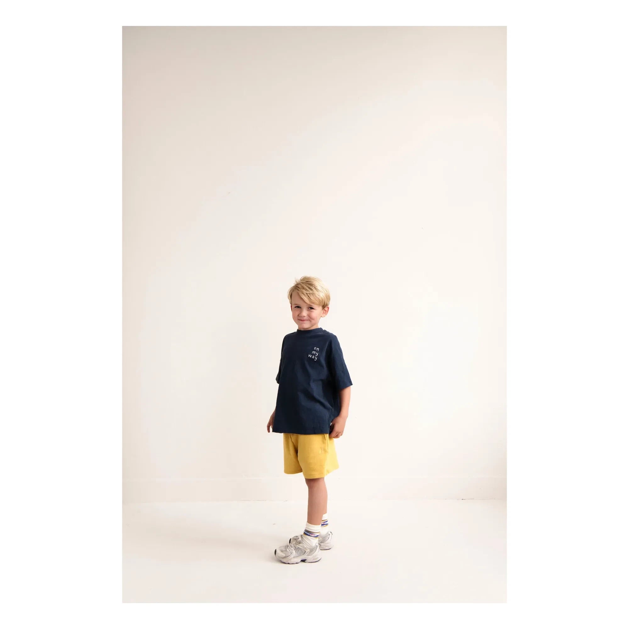 Jenest - Oversize T-Shirt Ben On my Way Organic cotton | Midnight blue