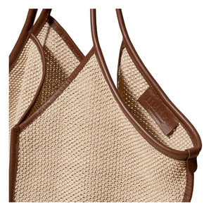 Hereu - Calella Weiche Raffia-Tasche | Beige