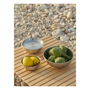 Hay - Outdoor Market çelik kapaklı kase, Jasper Morrison | Çelik