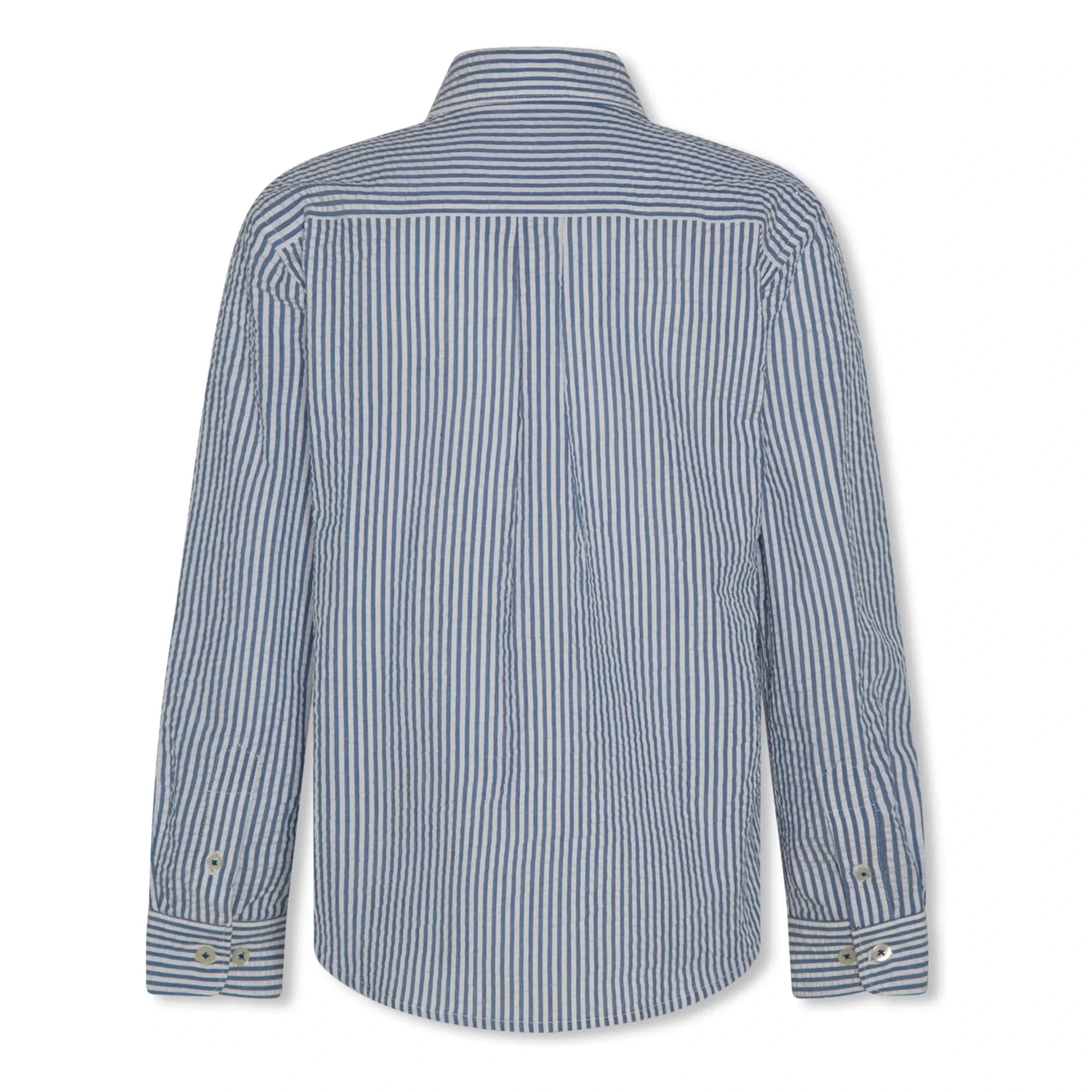 AO76 - Alan Lobster gestreiftes Hemd | Blau