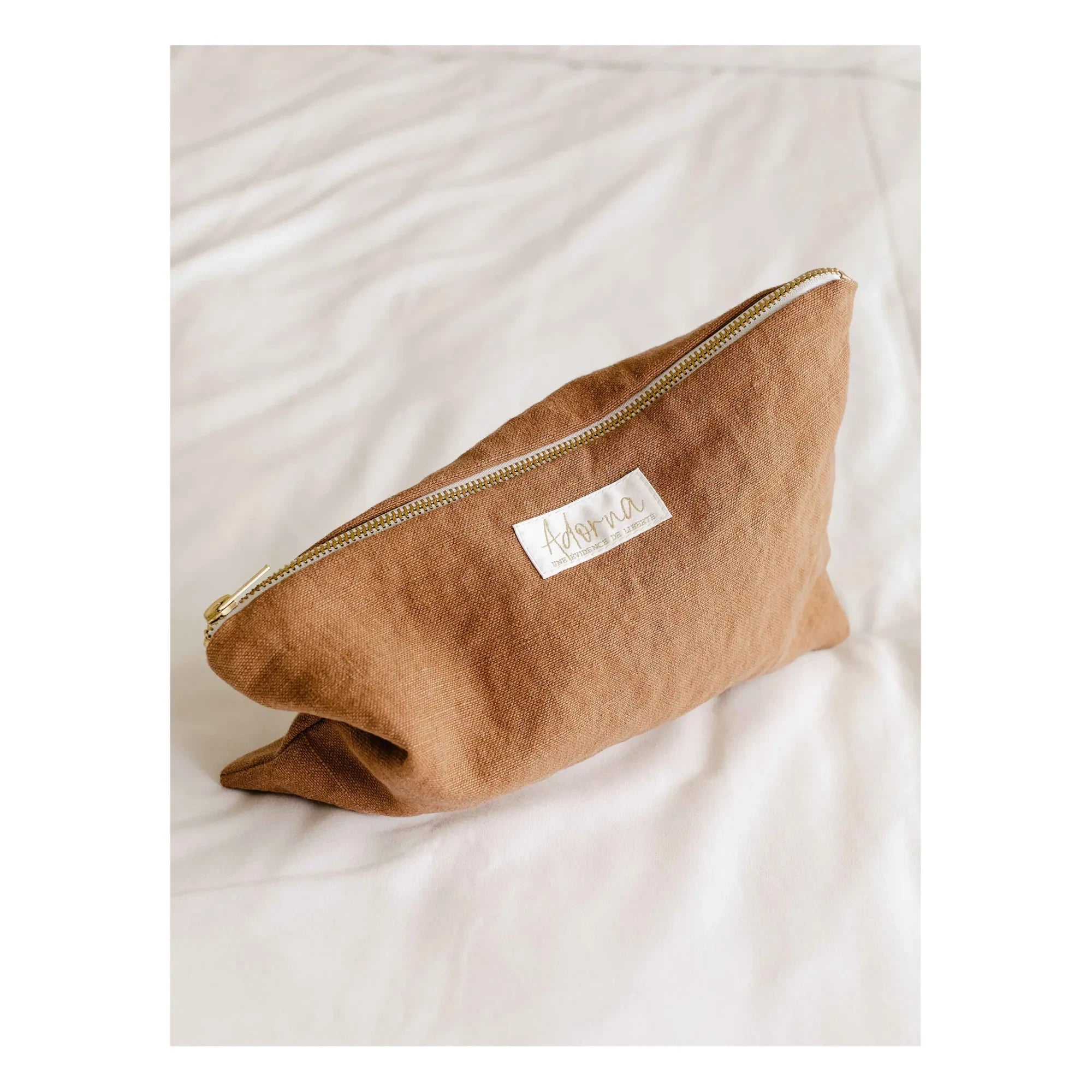 Adorna - Keten Kese | Terracotta