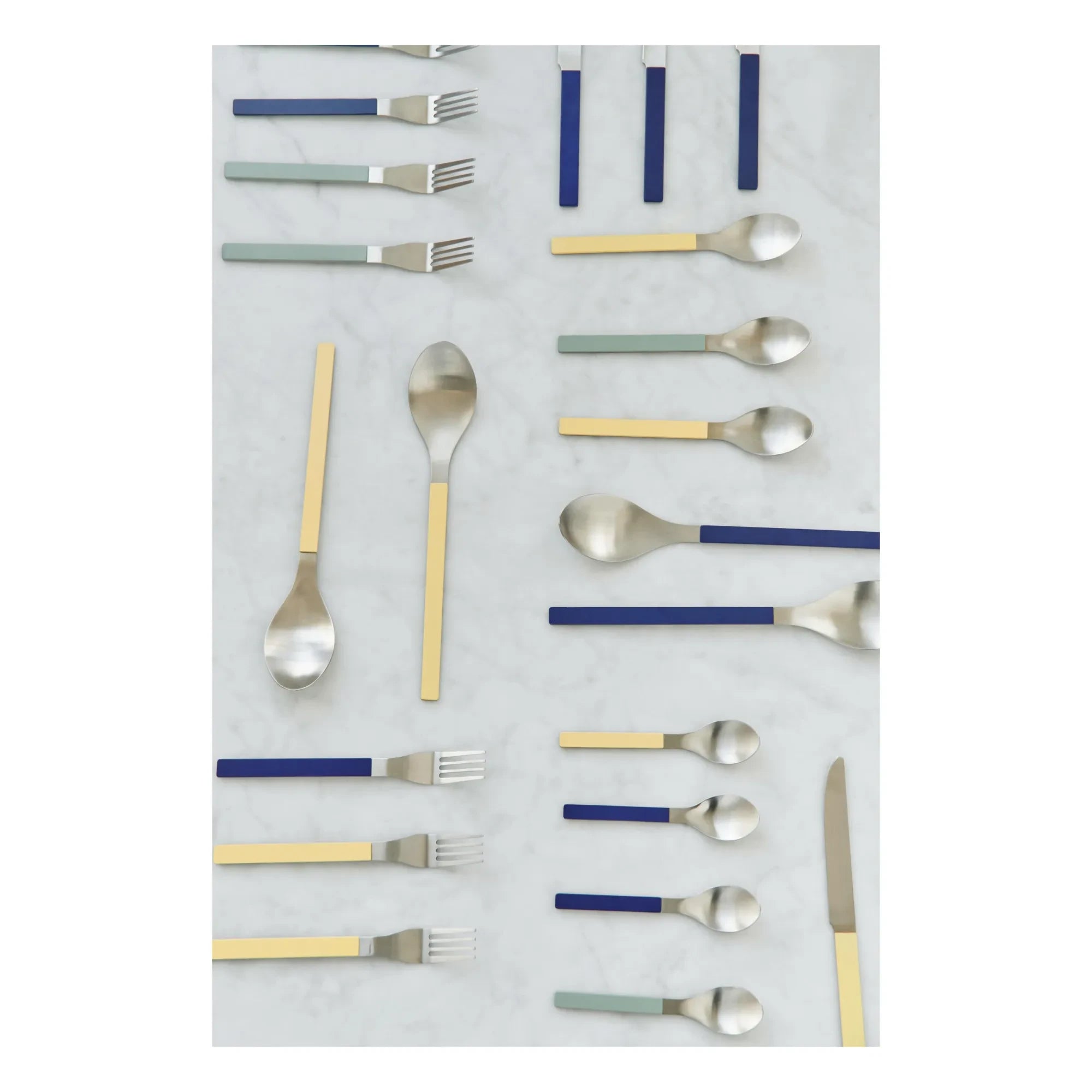 Hay - 4-teiliges Besteckset, Muller Van Severen - 4er-Set | Grün