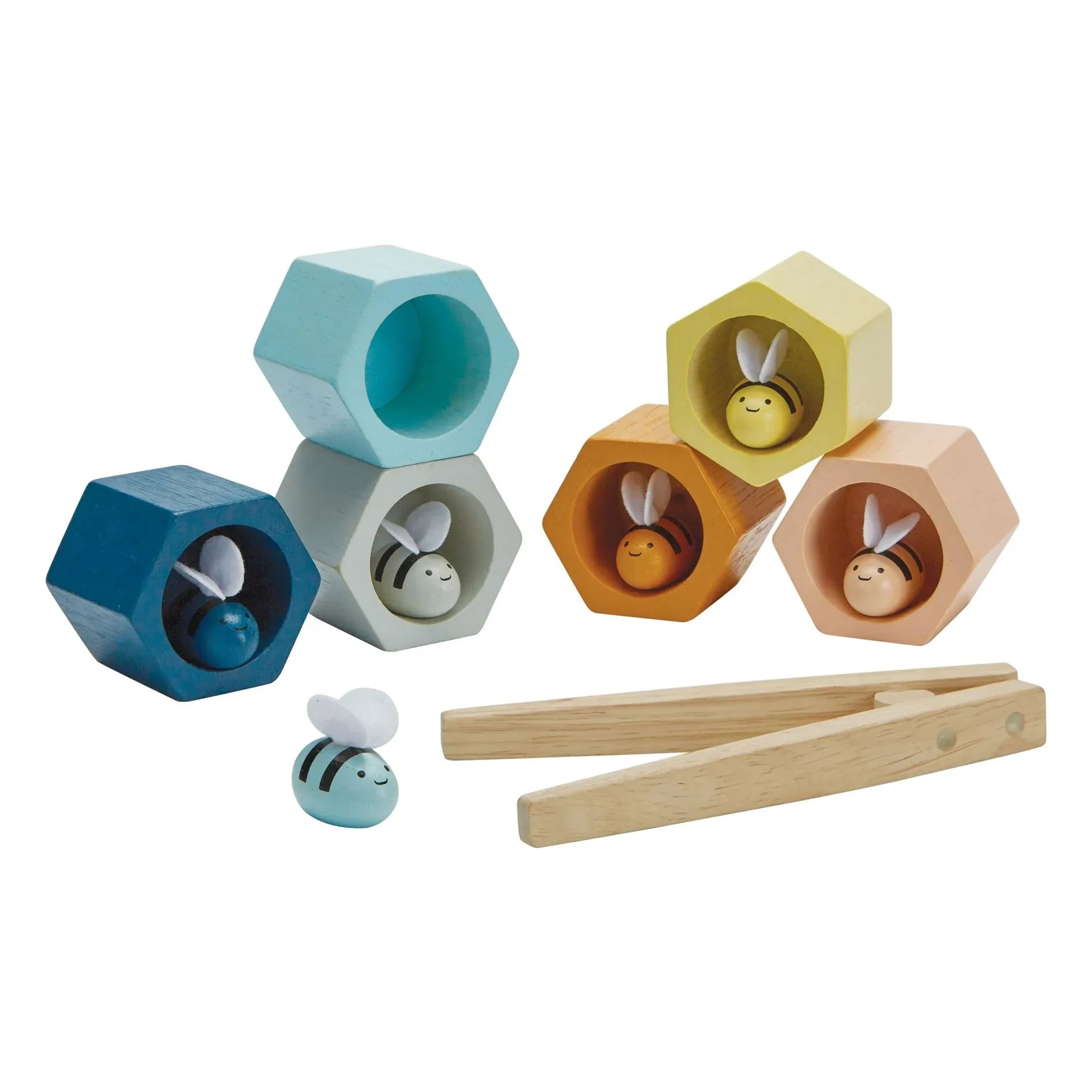 Plan Toys - Honigwaben-Zangenset