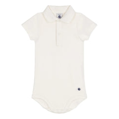 Petit Bateau - Body mit Mileno-Kragen | Weiß