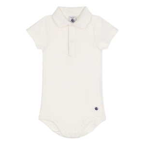 Petit Bateau - Body mit Mileno-Kragen | Weiß