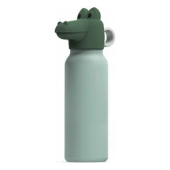 Liewood - Falk Crocodile Water Bottle - 350 ml | Mint/Leaf Green