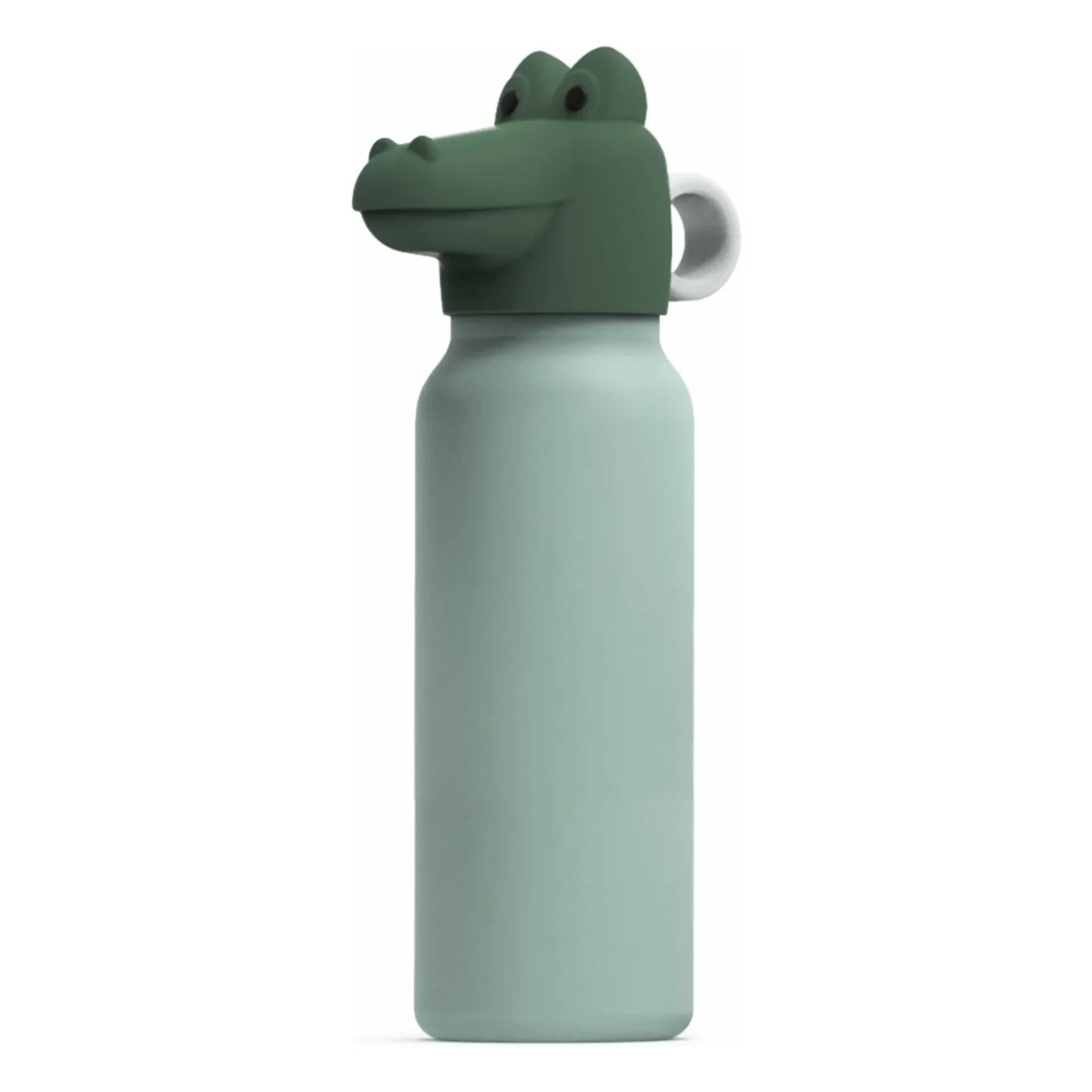 Liewood - Falk Crocodile su şişesi - 350 ml | Nane/Çimen yeşili