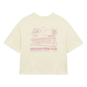 a.p - Mexican Cuisine Organic Cotton T-Shirt | Ivory