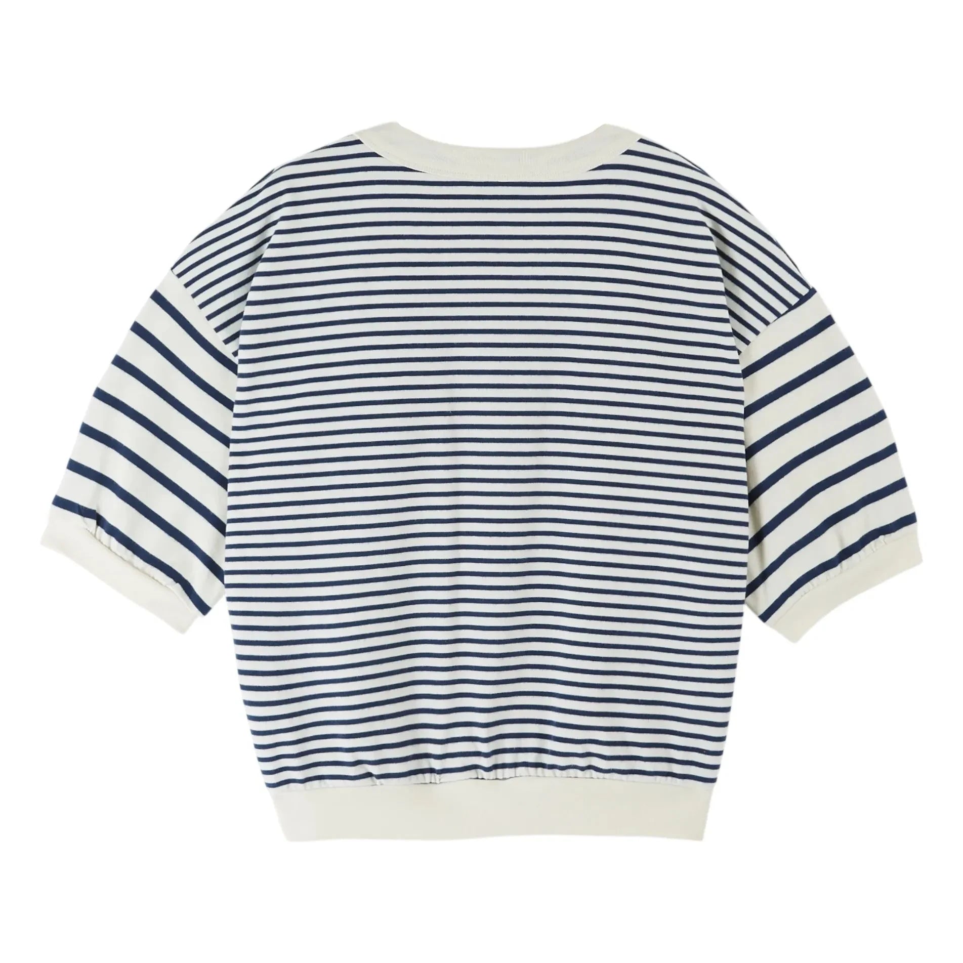 Emile et Ida – Gestreiftes Sweatshirt aus Bio-Baumwolle | Marineblau