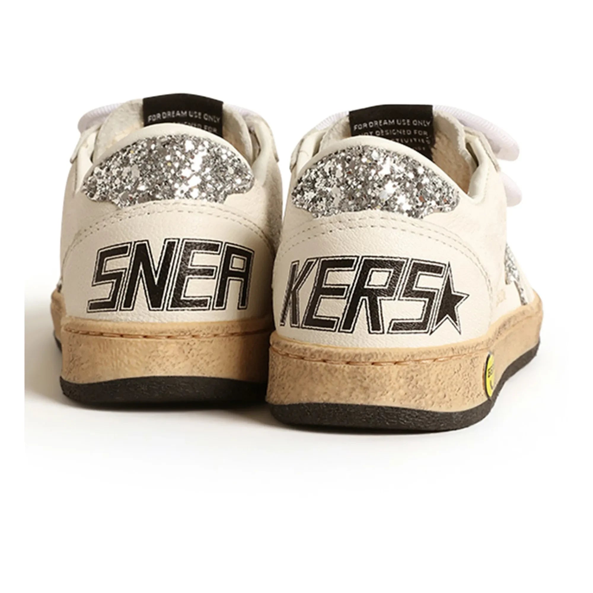 Golden Goose - Ballstar Simli Cırt Cırtlı Sneakers | Gümüş