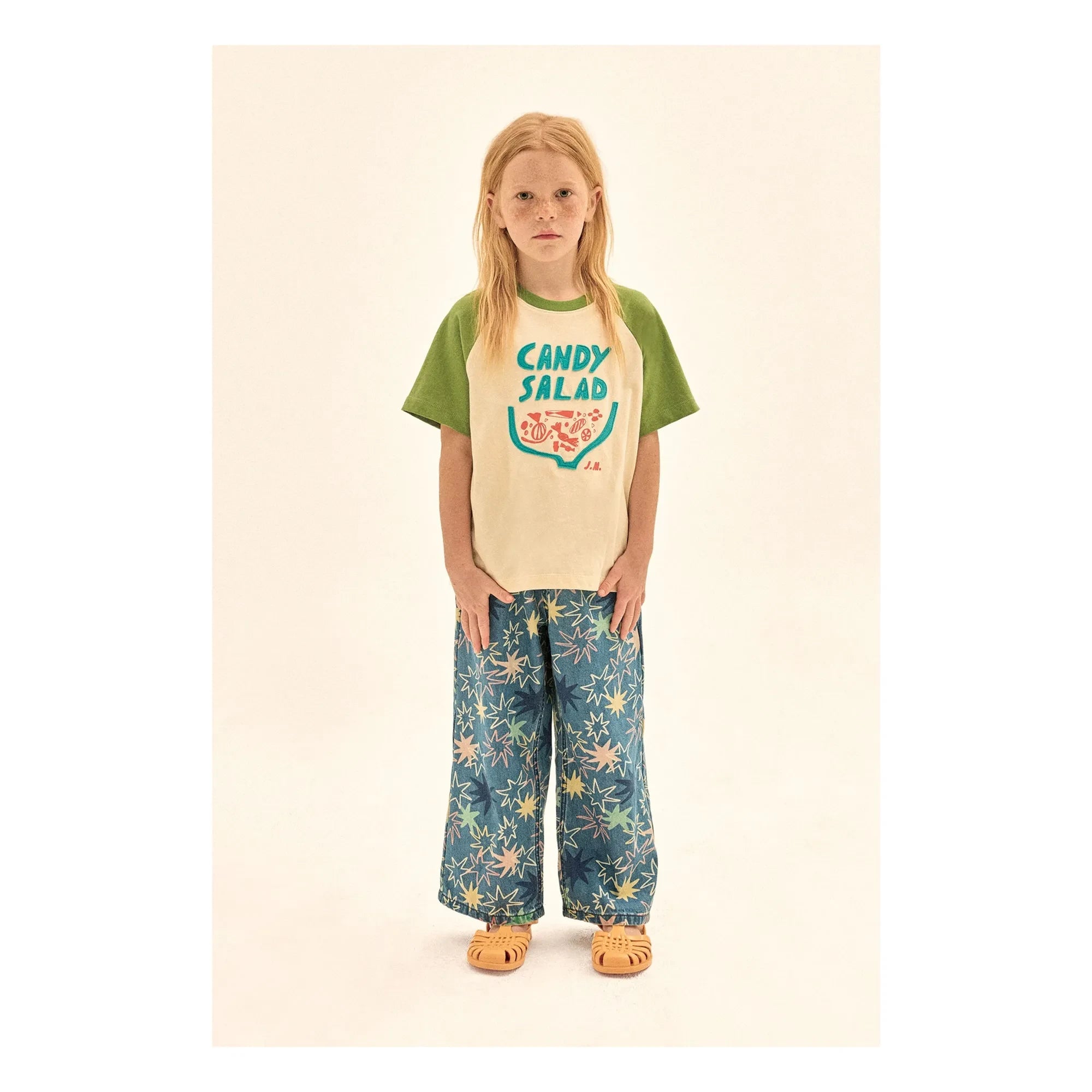 Jelly Mallow - Candy Salad T-shirt | Ekru