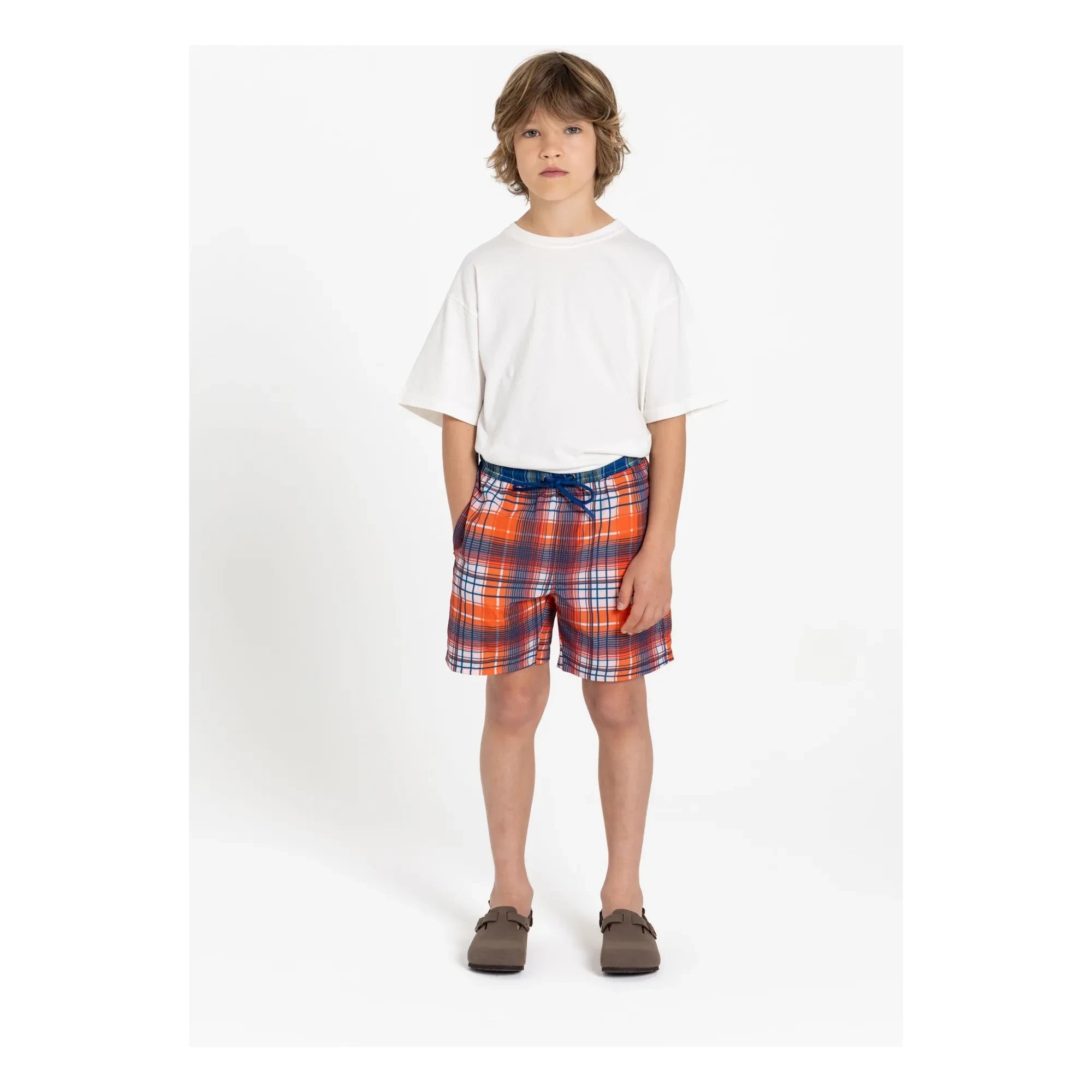 Hundred Pieces - Wave Swim Shorts | Red