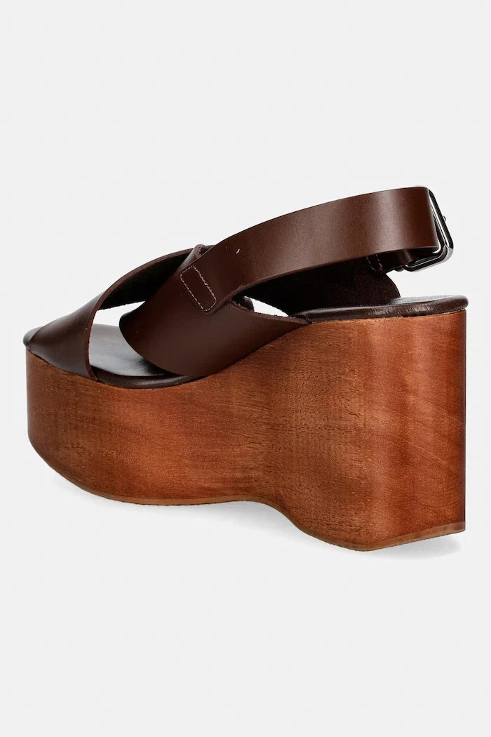 Weekend Max Mara Deri Sandalet Wkaangio