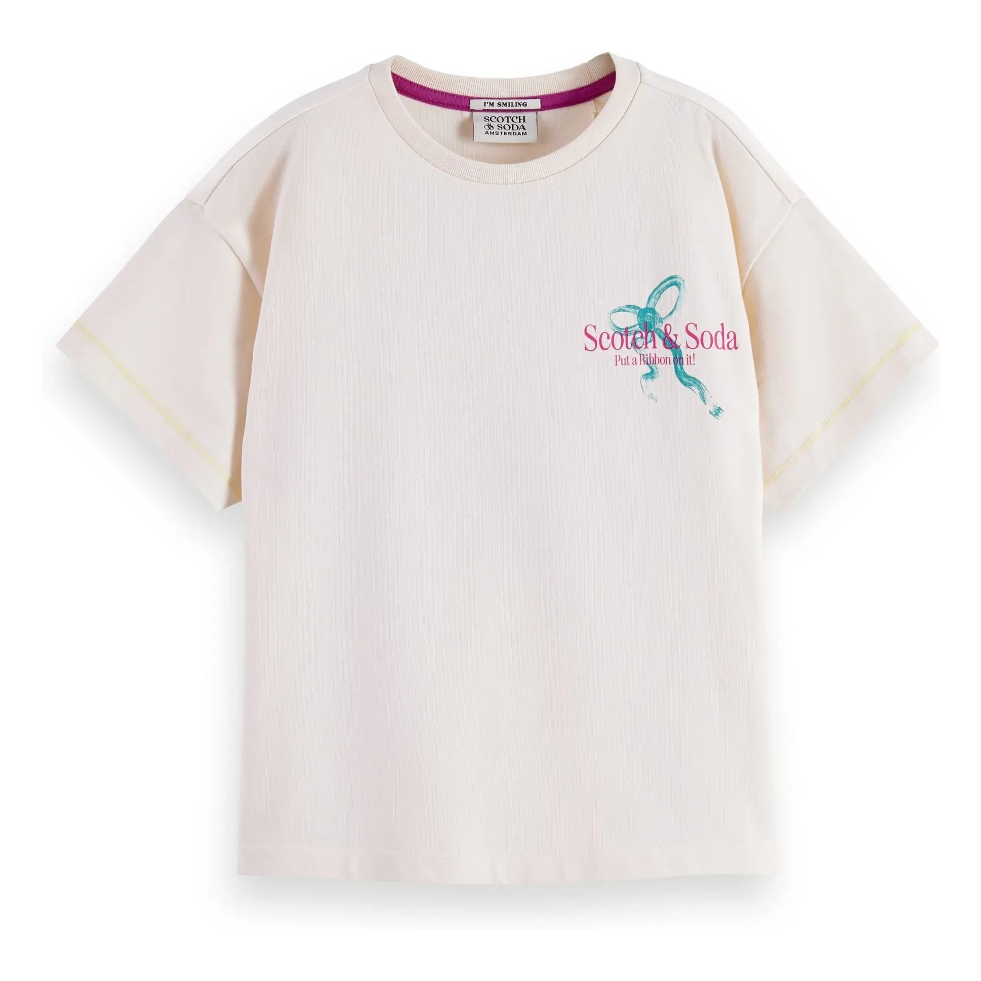 Scotch & Soda - Scotch & Soda Artwork T-Shirt | Creme
