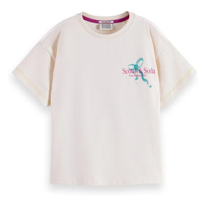 Scotch & Soda - Scotch & Soda Artwork T-Shirt | Creme