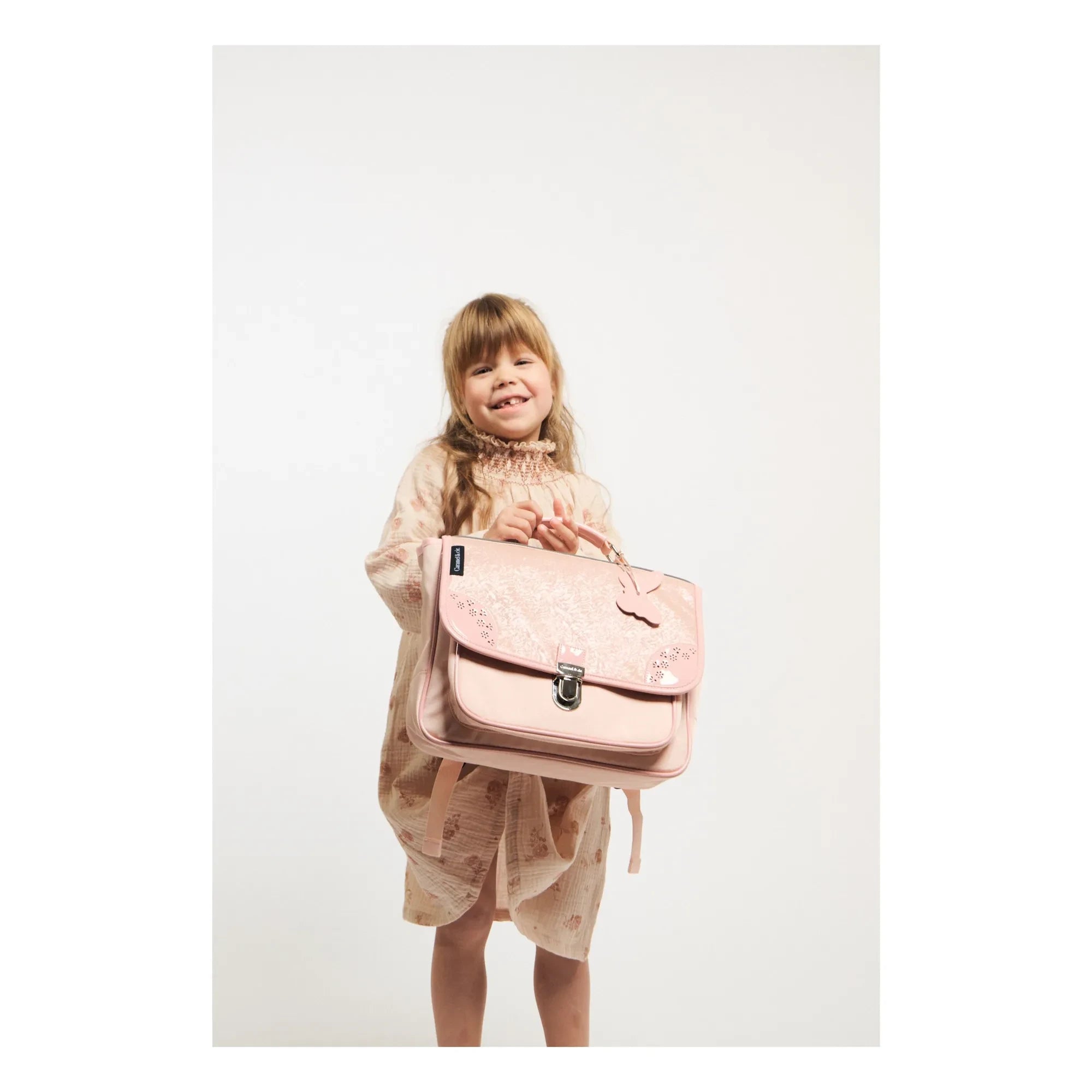 Caramel & Cie - Small Oxford sling bag | Powder pink