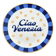 Bitossi - Ciao Venezia Teller | Blau