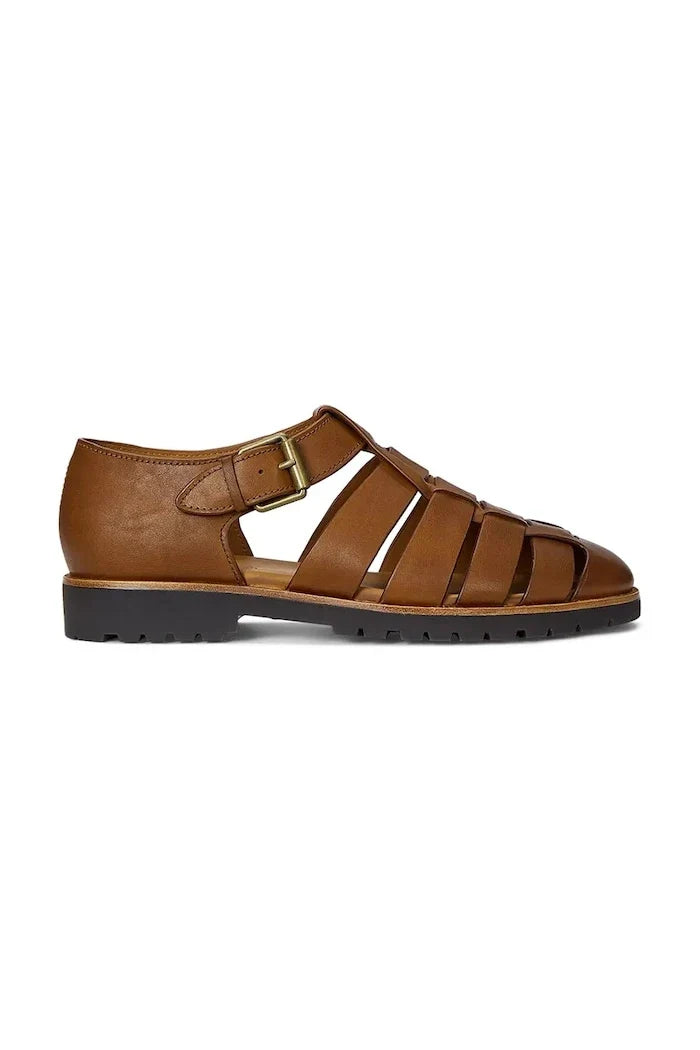 Polo Ralph Lauren Erkek Deri Sandalet Finn Lug