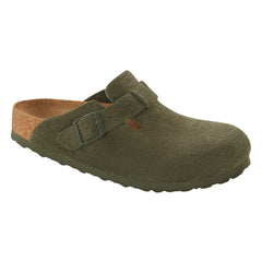 BIRKENSTOCK - Boston Regular Fit Terlikler - Yetişkin Koleksiyonu | Haki