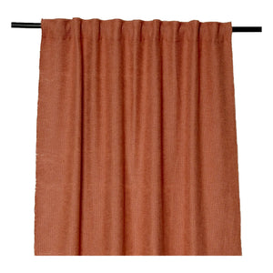 Haomy - California Linen Curtain | Brick Red