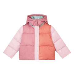 Stella McCartney Kids - Renk bloklu şişme ceket | Pembe