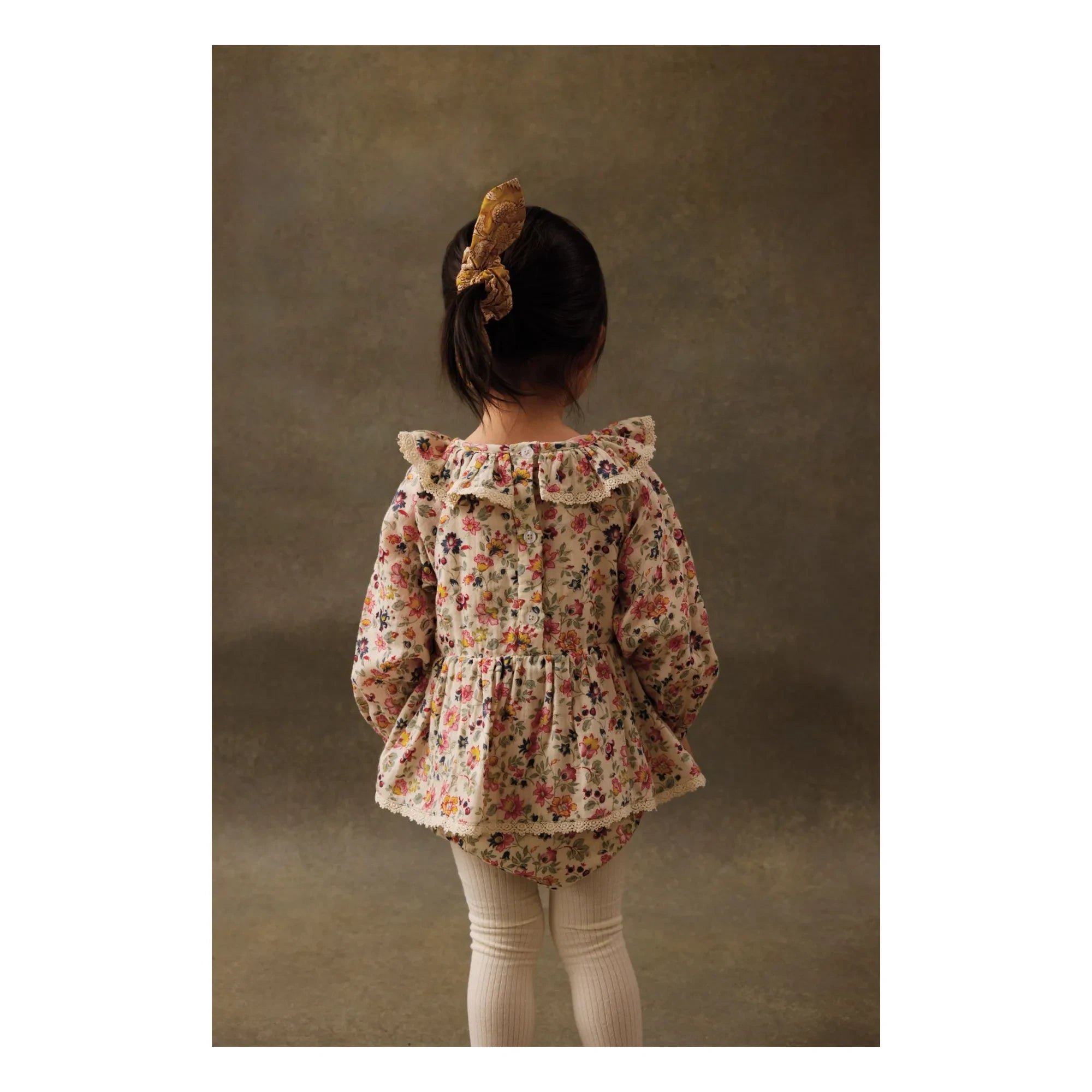 Louise Misha – India Fleurie Overall aus Bio-Baumwolle | Creme