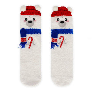 Legami - Erwachsene Weihnachts-Slipper Socken Eisbär - Eine perfekte Passform!