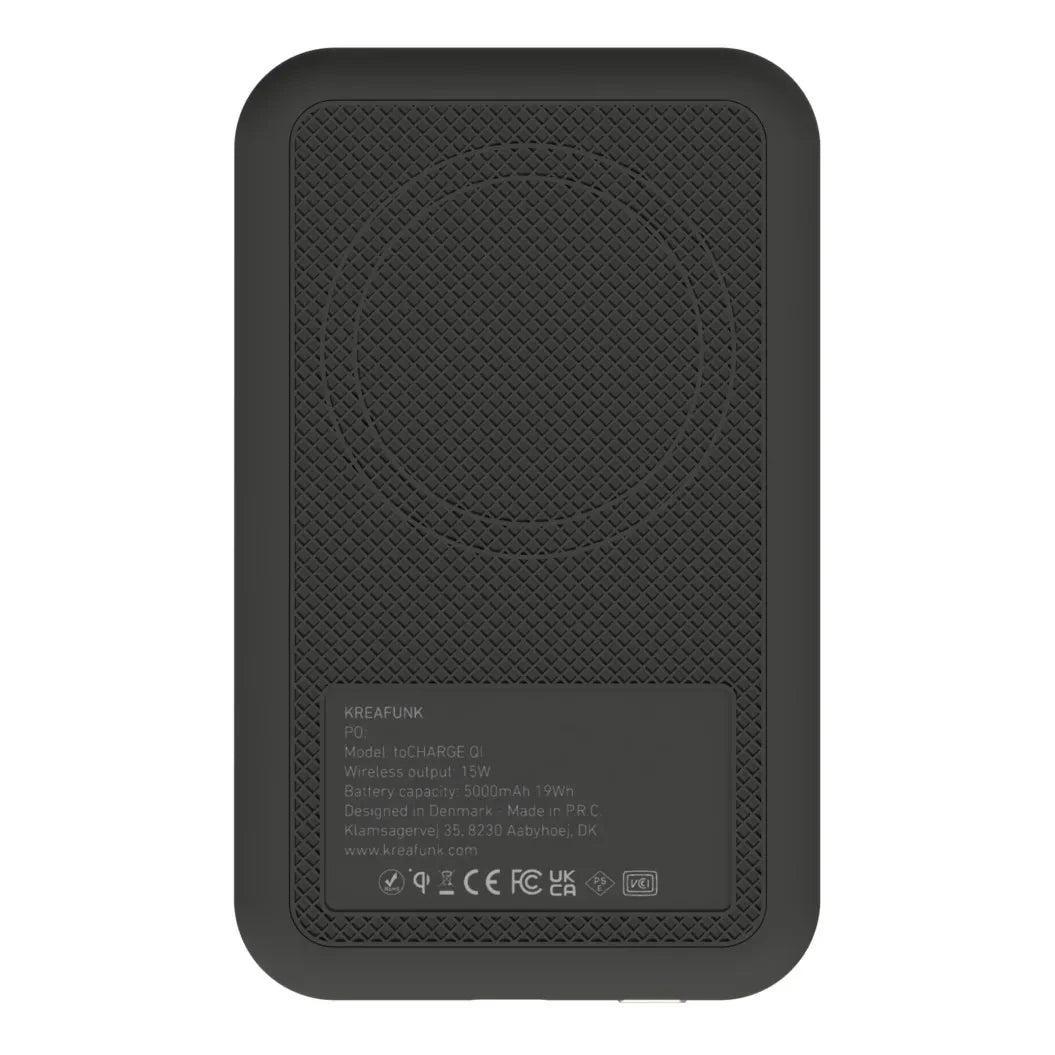 Kreafunk - ToCHARGE QI Powerbank | Siyah