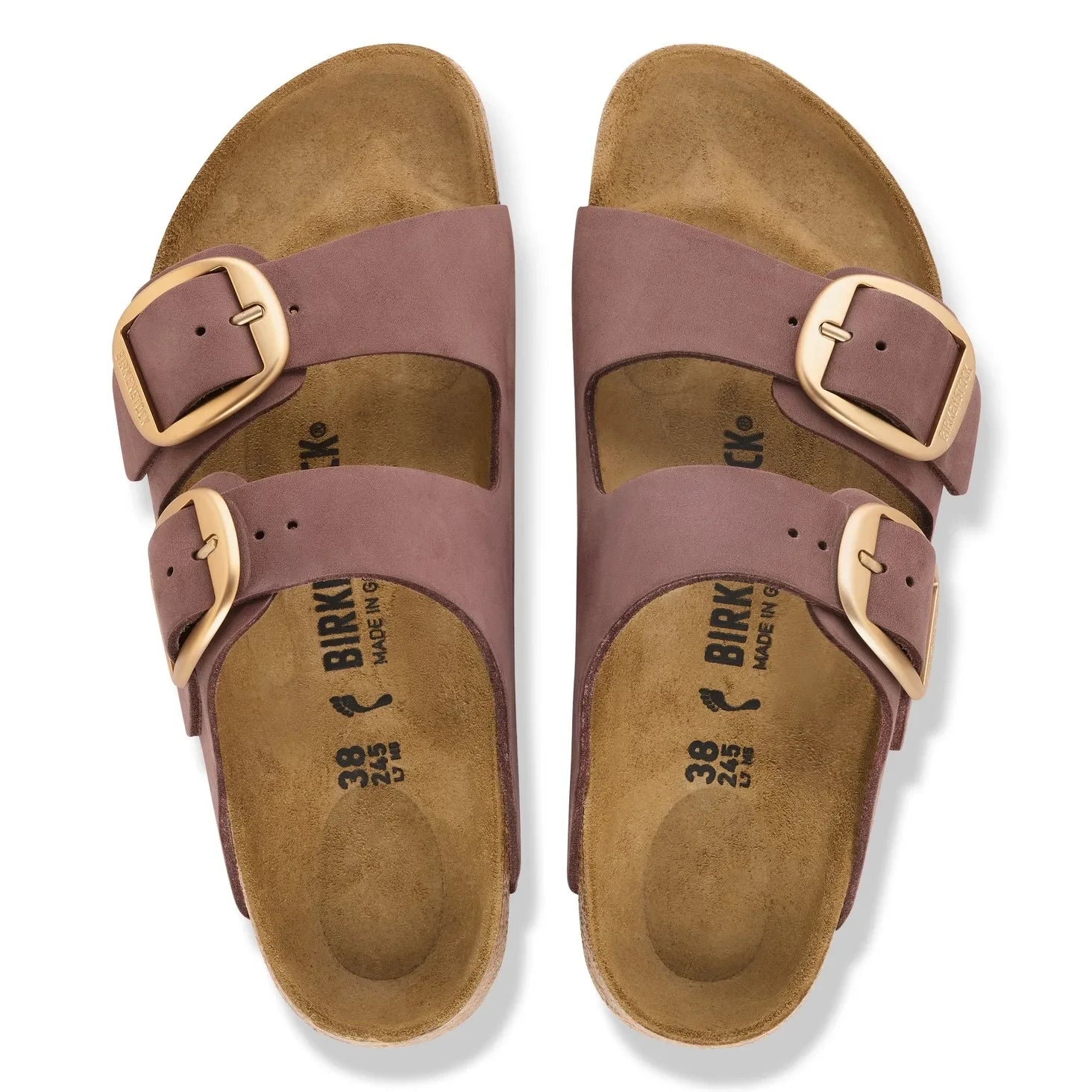 BIRKENSTOCK - Arizona Big Buckle Nubuck Sandals