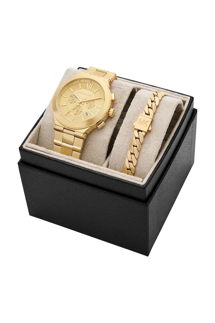 Michael Kors Erkek Billie Saat ve Bileklik Seti